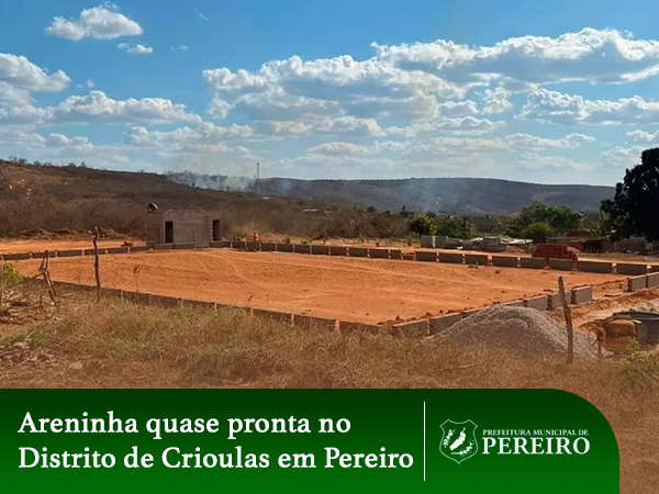 Obras em Pereiro contemplam todas as regiões